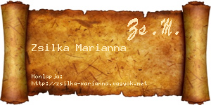 Zsilka Marianna névjegykártya